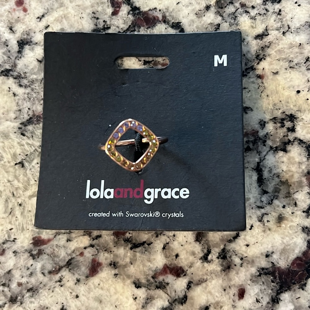 Brand new Swarovski crystals party ring